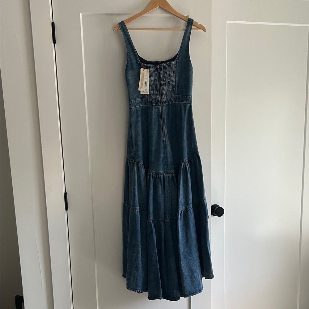 Alice + Olivia liana vintage vlue long dress - Picture 8 of 10